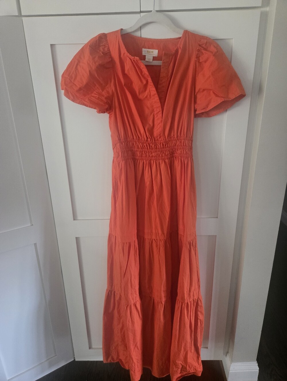 Maeve by Anthropologie Crisp Cotton Poplin Maxi Dress (Size XSmall)